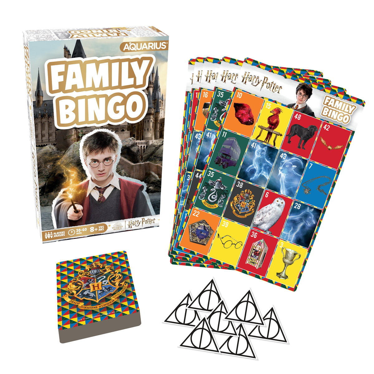 AQUARIUS Tabletop Game, One Size, Bingo Game