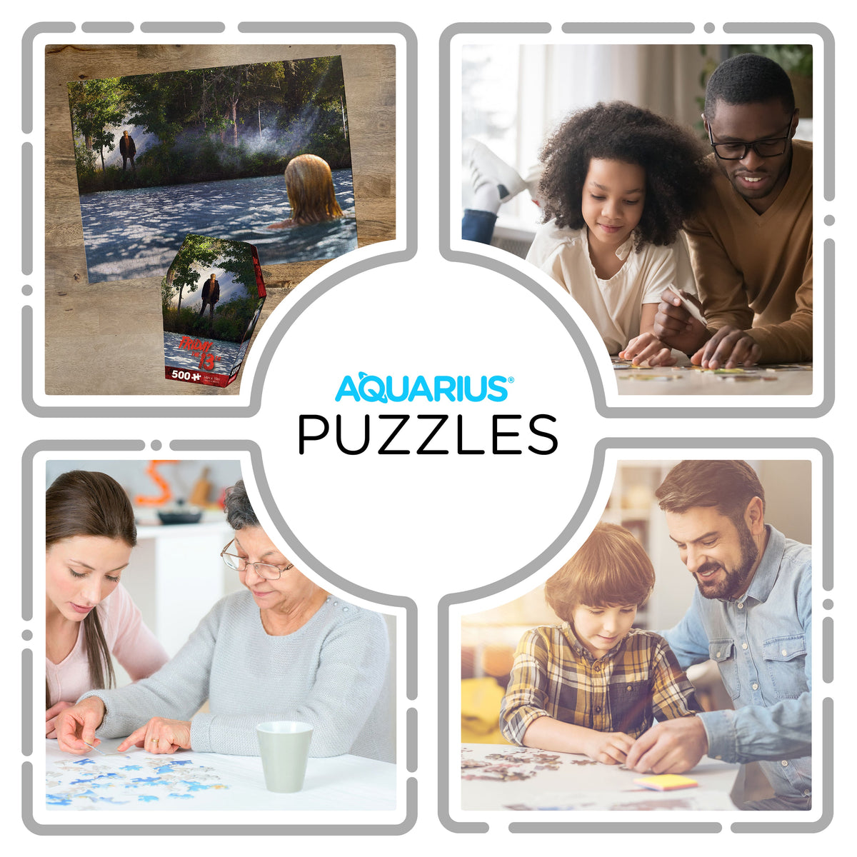 AQUARIUS Puzzles, One Size, Multi-color
