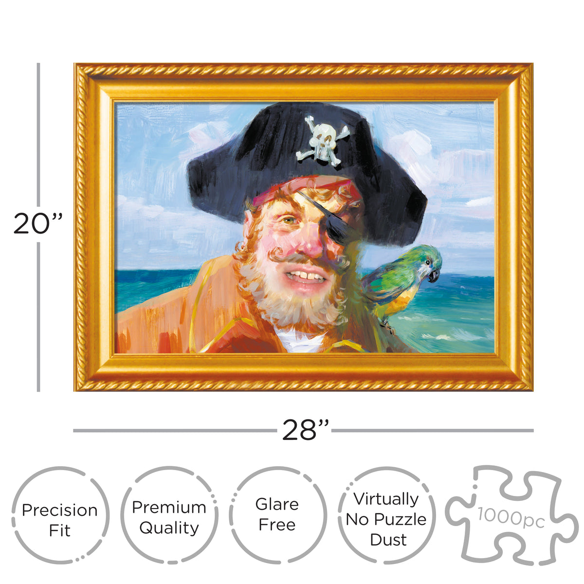 AQUARIUS Puzzles, Large, Multi-color