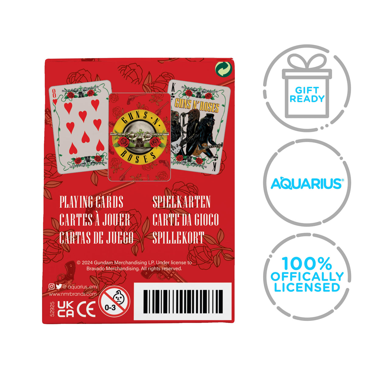 AQUARIUS Tabletop Game, Standard, Red