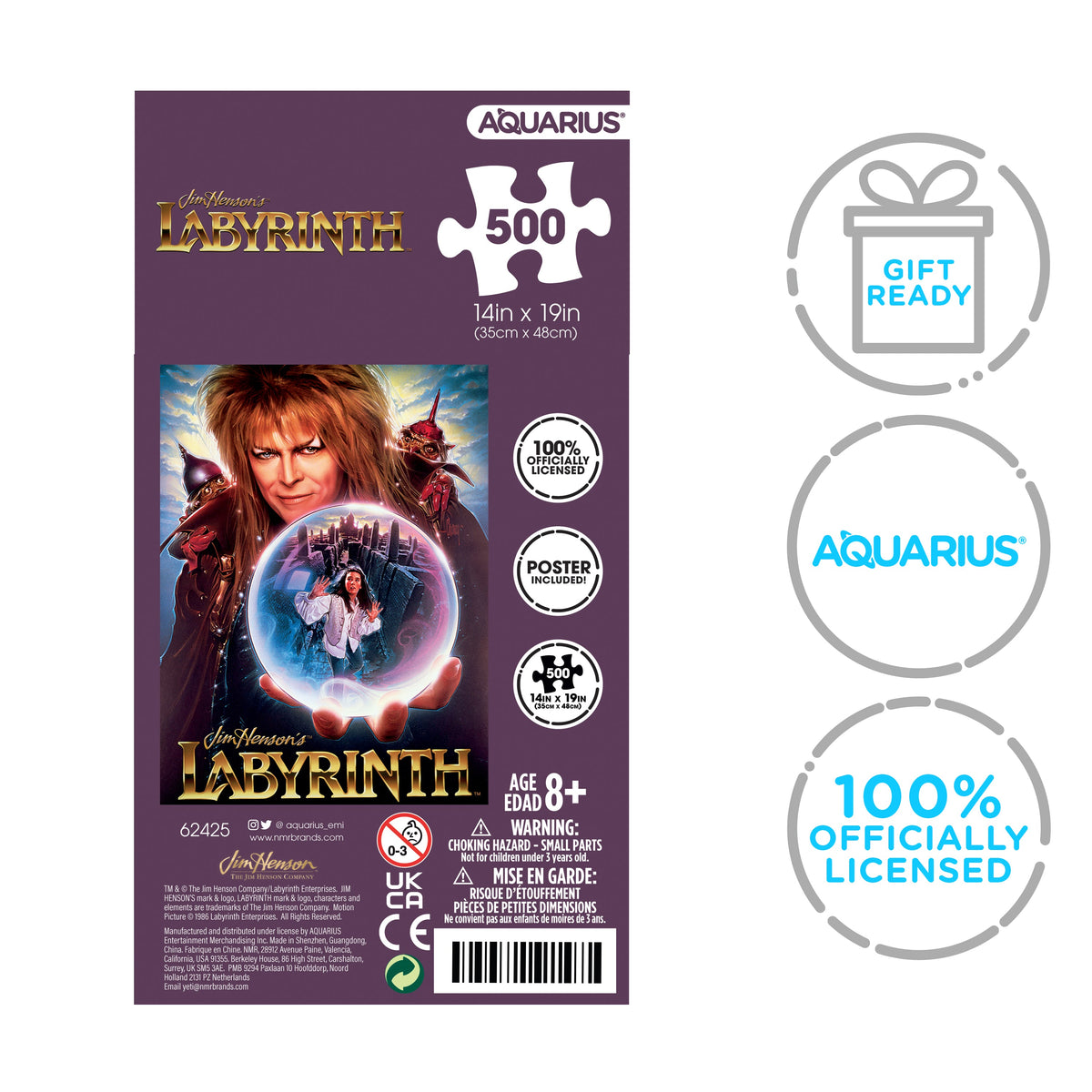 AQUARIUS Puzzles, One Size, Multi-color