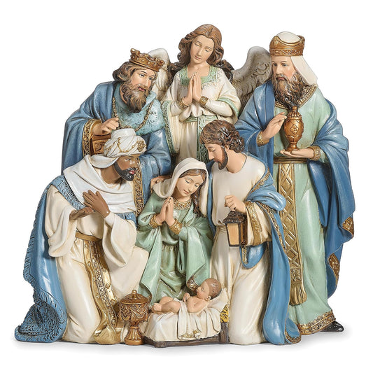 Joseph's Studio Figurine, Blue, Old World