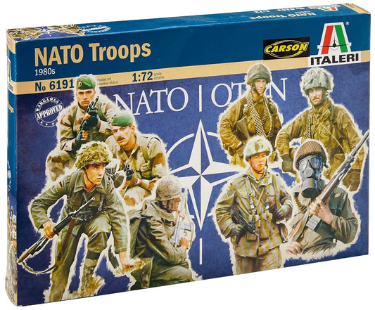 MRC Italeri 510006191 1:72 Fig. NATO Troop Model Construction Kit, Multi-Color