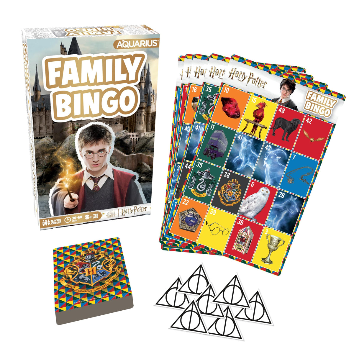 AQUARIUS Tabletop Game, One Size, Bingo Game