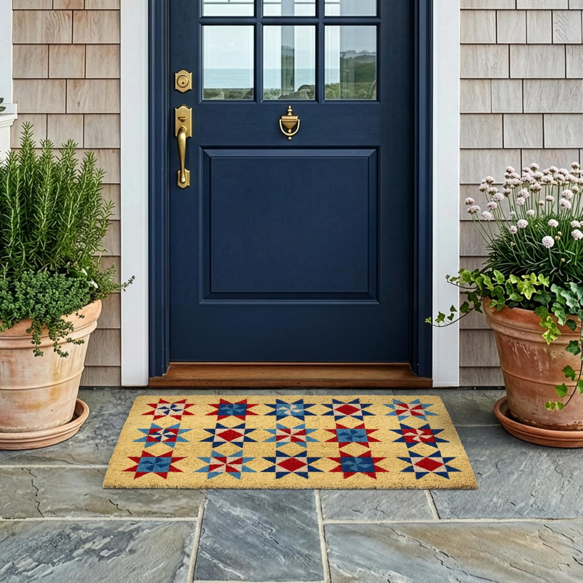 Home Furnishings By Larry Traverso Rug, 1'6" x 2'6" (Rectangular), Patriotic Qui