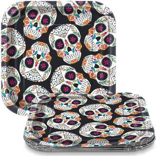 Unique Dishware Plate, 7", Black
