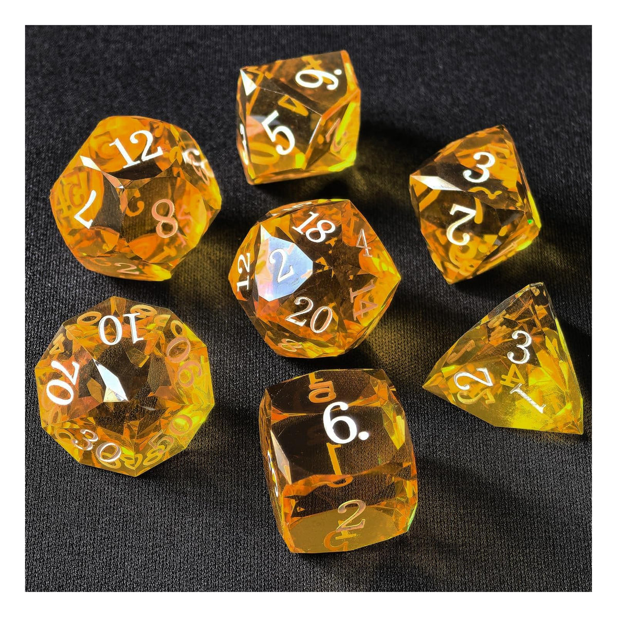 BESCON DICE Game Dice, 0.846 inches, Amber