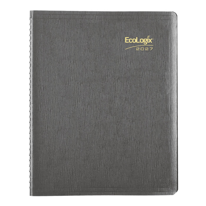 Rediform Planner, 11" x 8.5", Black