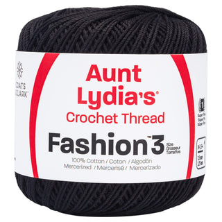 Red Heart Yarn, Size 3, Black