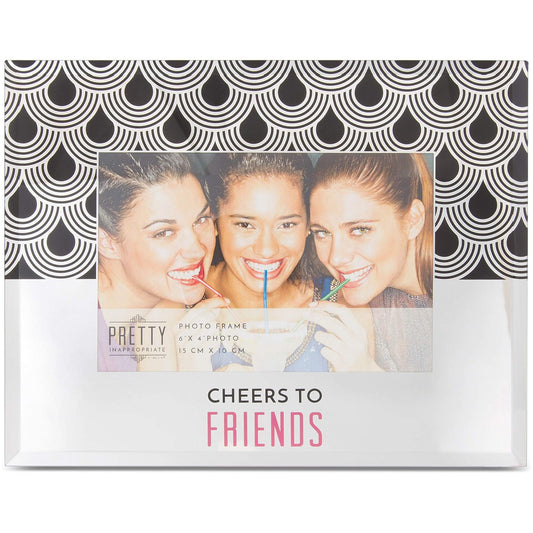 Pavilion Gift Company Picture Frame, 9" x 7", Cheers to Friends