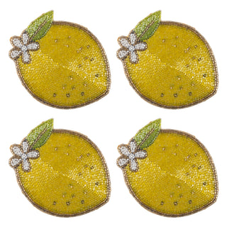 Karma Drink Coaster, 5 inches, Lemon
