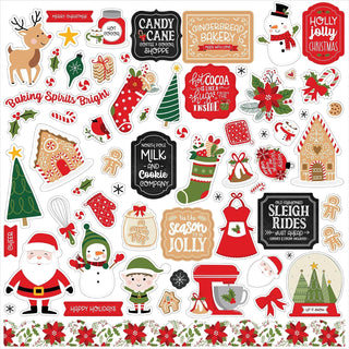 Echo Park Paper Sticker Decal, 12 inches, Multi-colored