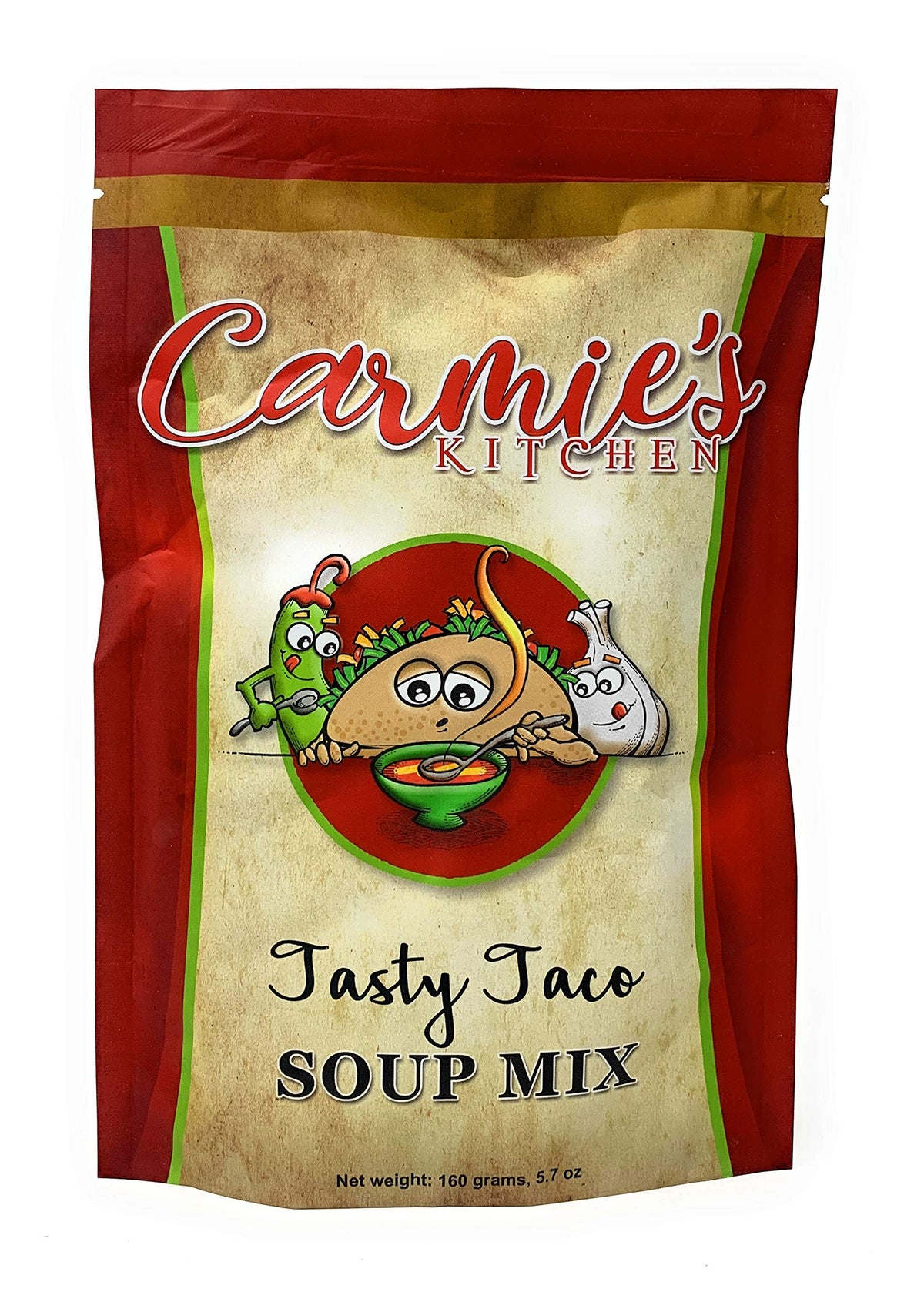 Carmie's Kitchen Packaged Soup And Stew, 1 Count (Pack of 1), orange