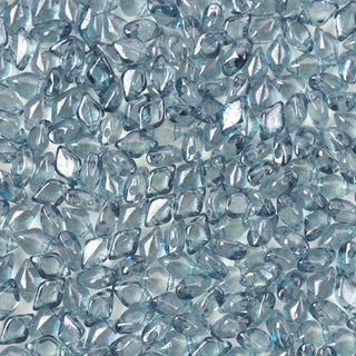 John Bead Craft Bead, Medium, Crystal Blue Luster