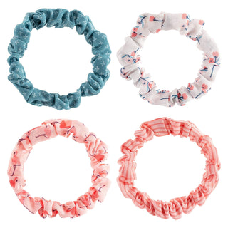 Karma Hair Tie, 1 Count (Pack of 4), Flamingo