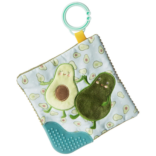 Mary Meyer Teether, 6x6 Inch (Pack of 1), Yummy Avocado