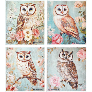 YAY NOVELTY Utility Sponge, Vintage Owl, Vintage