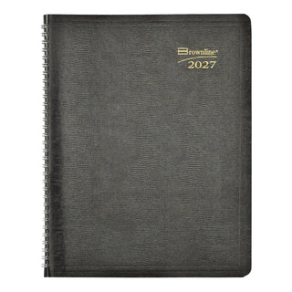 Rediform Planner, 11" x 8.5", Black