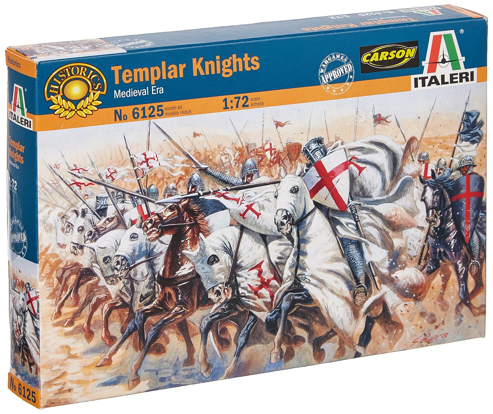 MRC Italeri 1:72 - Templar Knights (medieval Era)