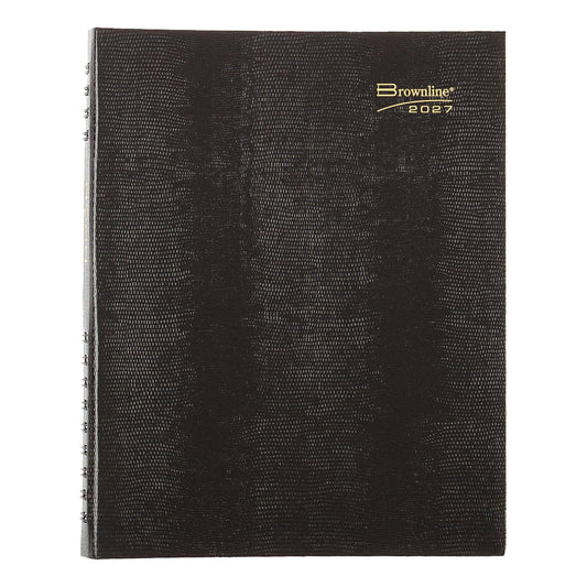 Brownline Planner, 11" x 8.5", Black