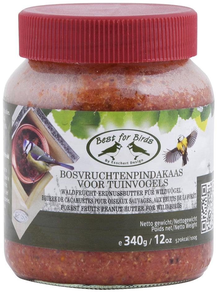 Esschert Design FB428 Forest Fruit Peanut Butter for Birds, Orange/Red