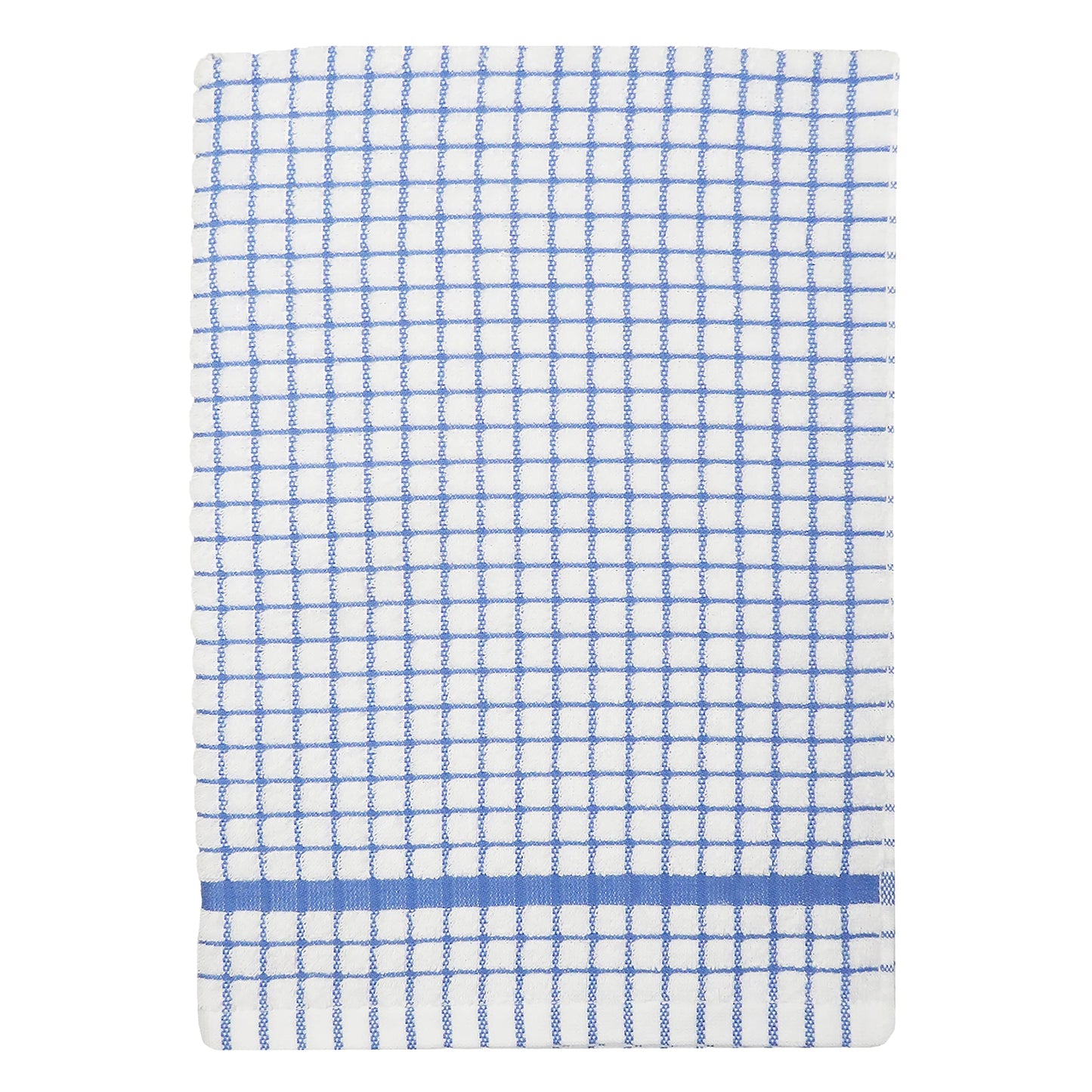 Samuel Lamont Poli-dri Towel White with Cornflower Blue