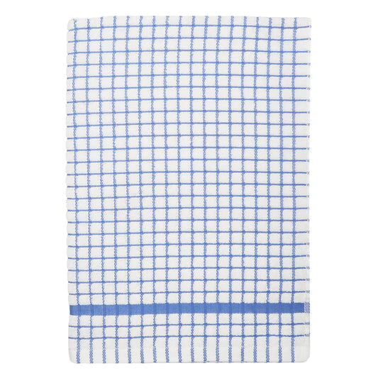 Samuel Lamont Poli-dri Towel White with Cornflower Blue
