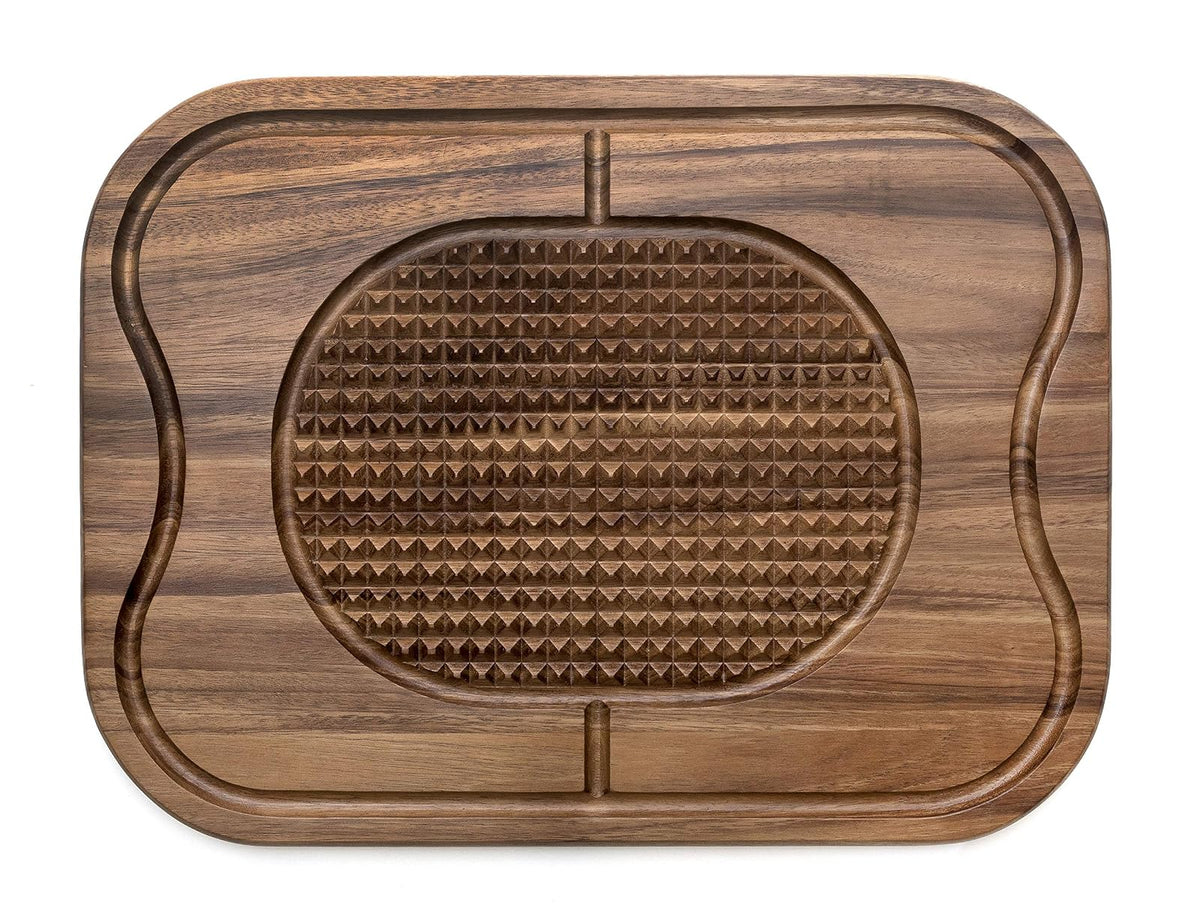 Lipper International 1068 Acacia Steak Carving Board