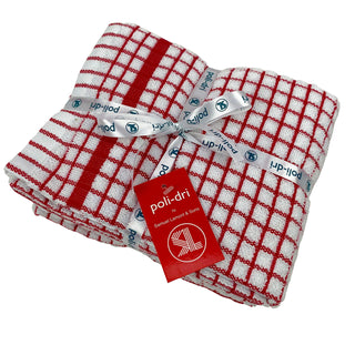 poli-dri Towel, 27.5 inches by 19.5 inches, Red