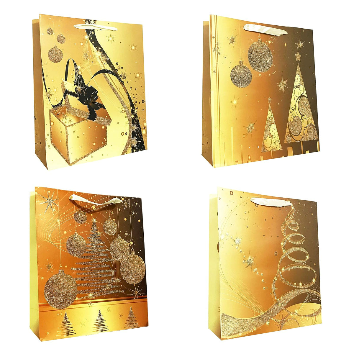 allgala Gift Wrap, 13 Inch (Pack of 12), Gold