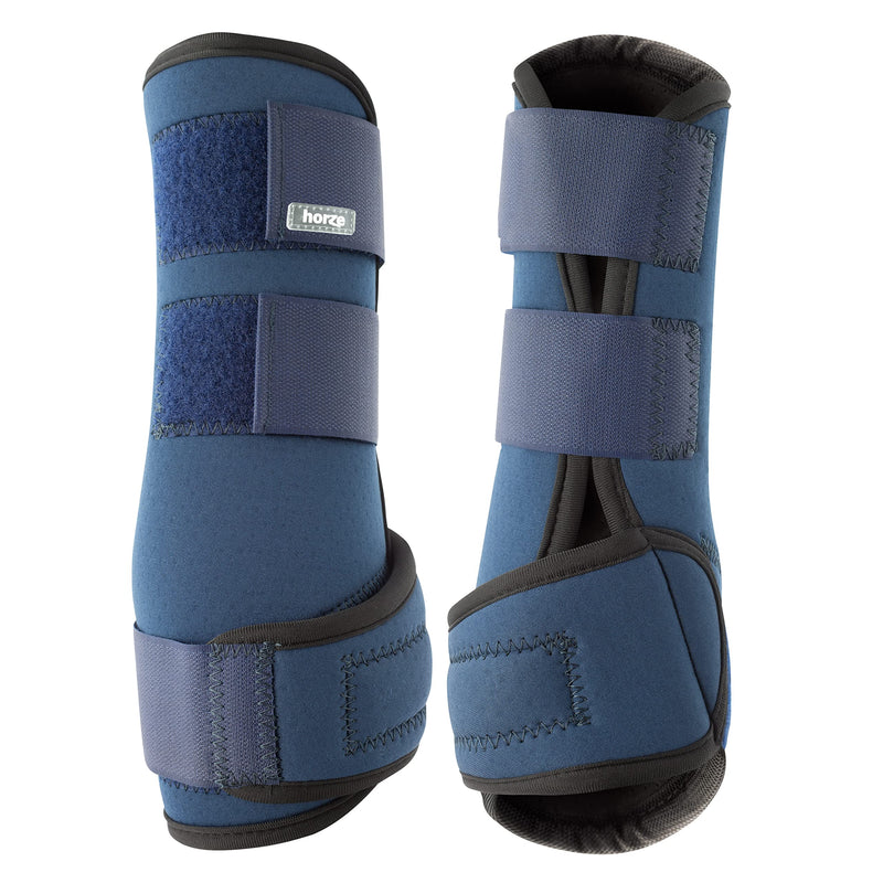 Horze Brushing Boots - Blue - M