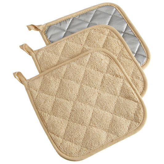 DII Pot Holder, Potholder (3 Piece), Pebble