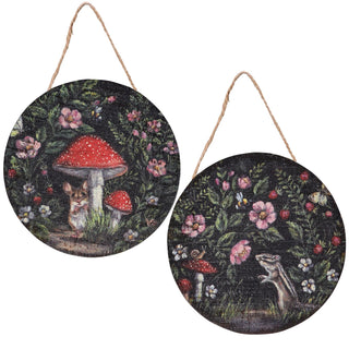 Primitives by Kathy Hanging Ornament, 3" Diameter x 0.25", Multi Color