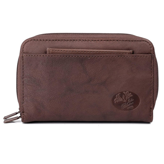 JYS Enterprise Julia Buxton Heiress Double Zip Organizer¬Æ Mahogany