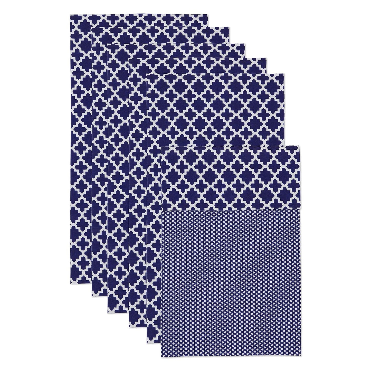 DII Design CAMZ10623 Fridge Liner, 12 x 24, Navy Blue Lattice
