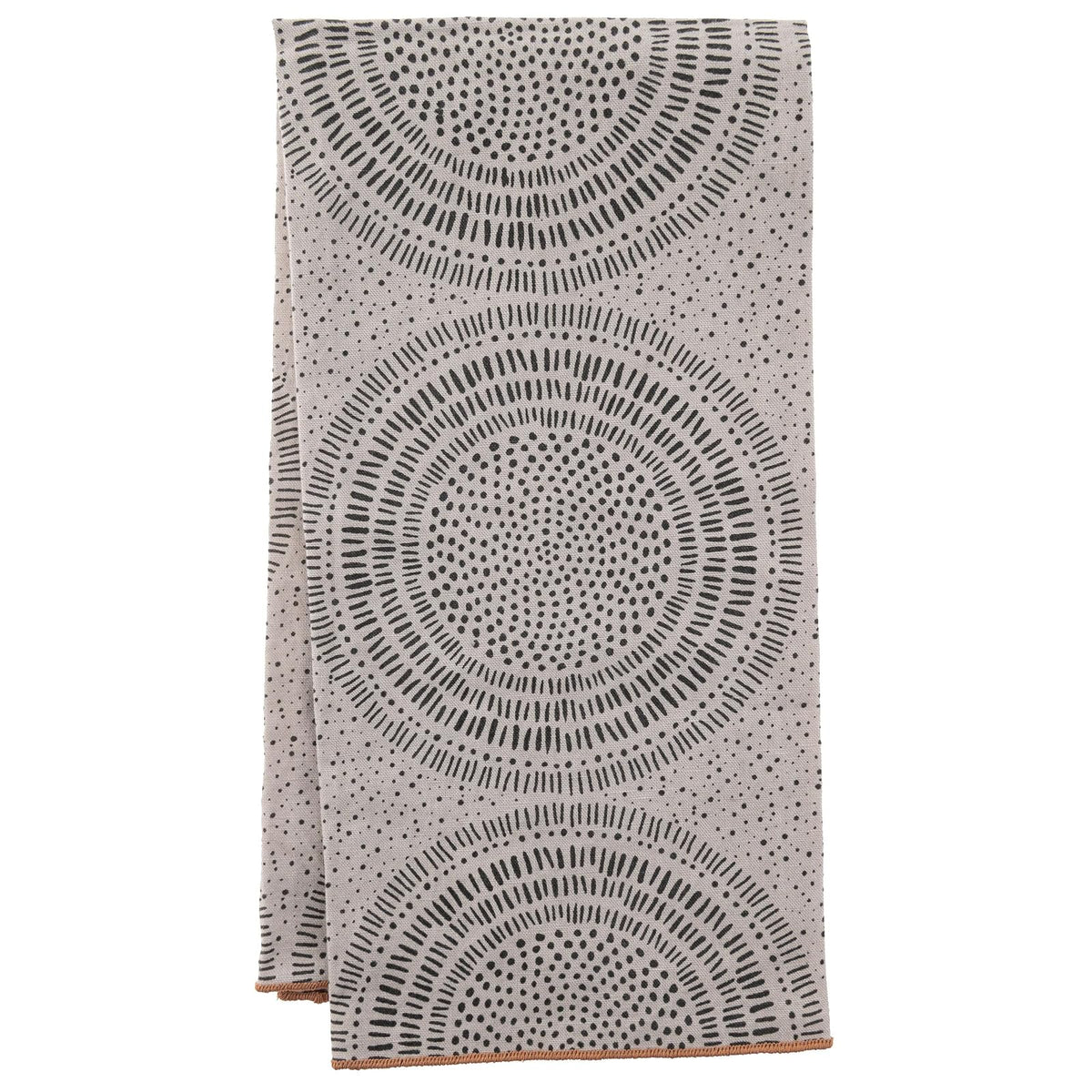 Karma Towel, Approx. 28"L x 20" W, Painted Circles