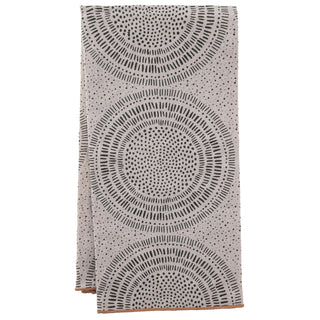 Karma Towel, Approx. 28"L x 20" W, Painted Circles