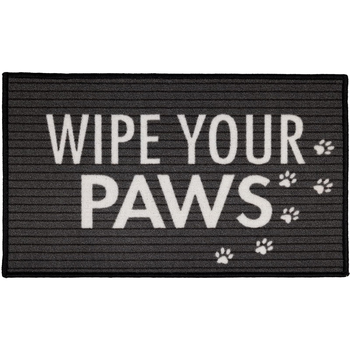 Pavilion Gift Company Rug, 1'6" x 2'4" (Rectangular), Gray, White, Black