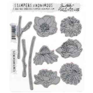 Stampers Anonymous Rubber Stamp, 7 x 8.5", Clear