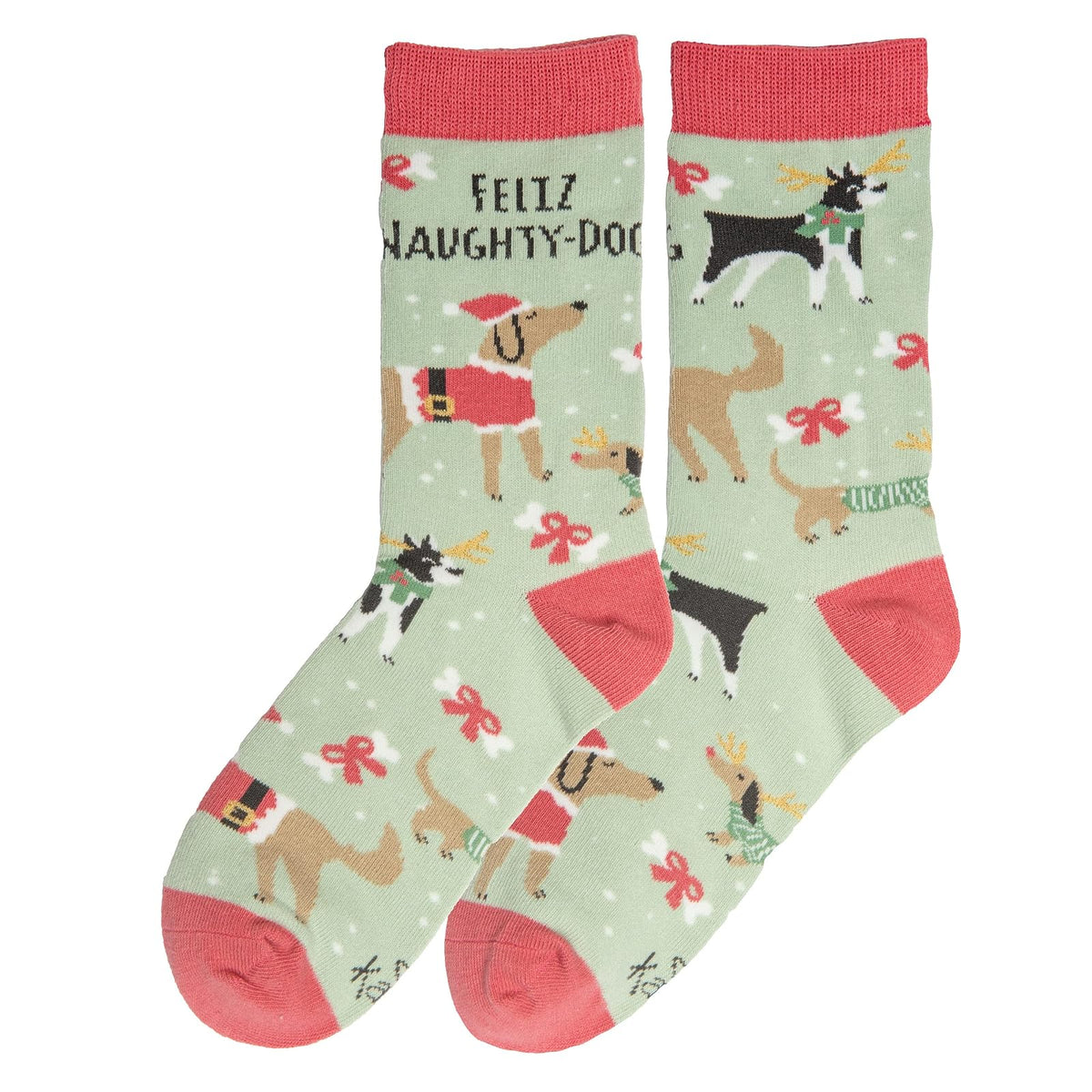 Karma Socks, One Size, Feliz Naughty Dog
