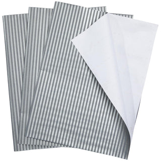 The Gift Wrap Company Gift Wrap, 3 Sheet (Pack of 1), Grey and Silver