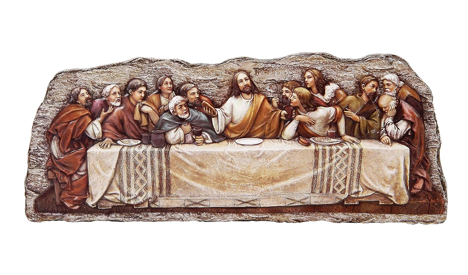 Joseph's Studio by Roman Last Supper Wall Plaque from The Renaissance Collection Features Jesus, 12.25-Inch