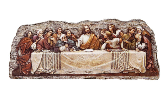 Joseph's Studio by Roman Last Supper Wall Plaque from The Renaissance Collection Features Jesus, 12.25-Inch