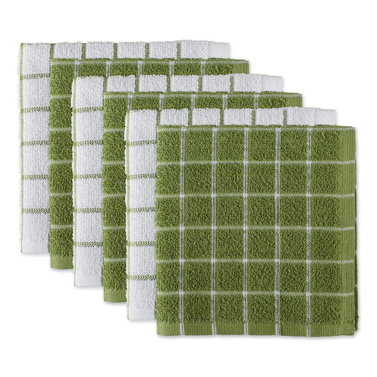 DII Towel, 12x12", Antique Green