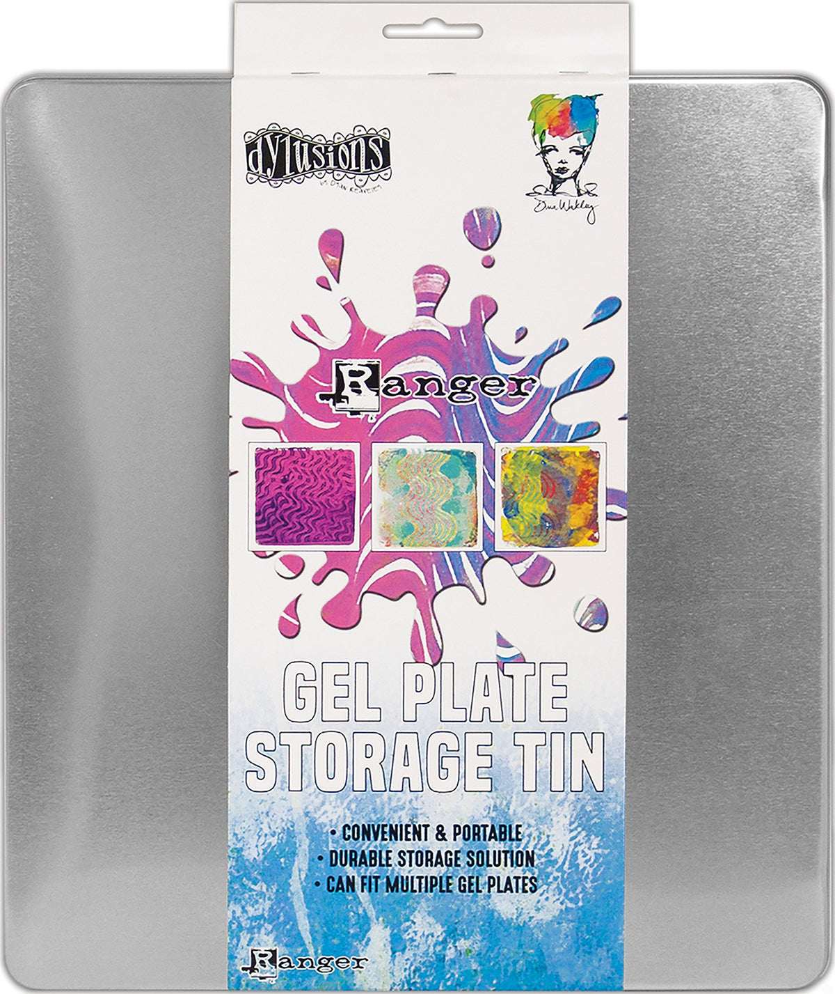 Ranger Storage Box, 12.0"L x 10.5"W x 0.6"H, Multicolor