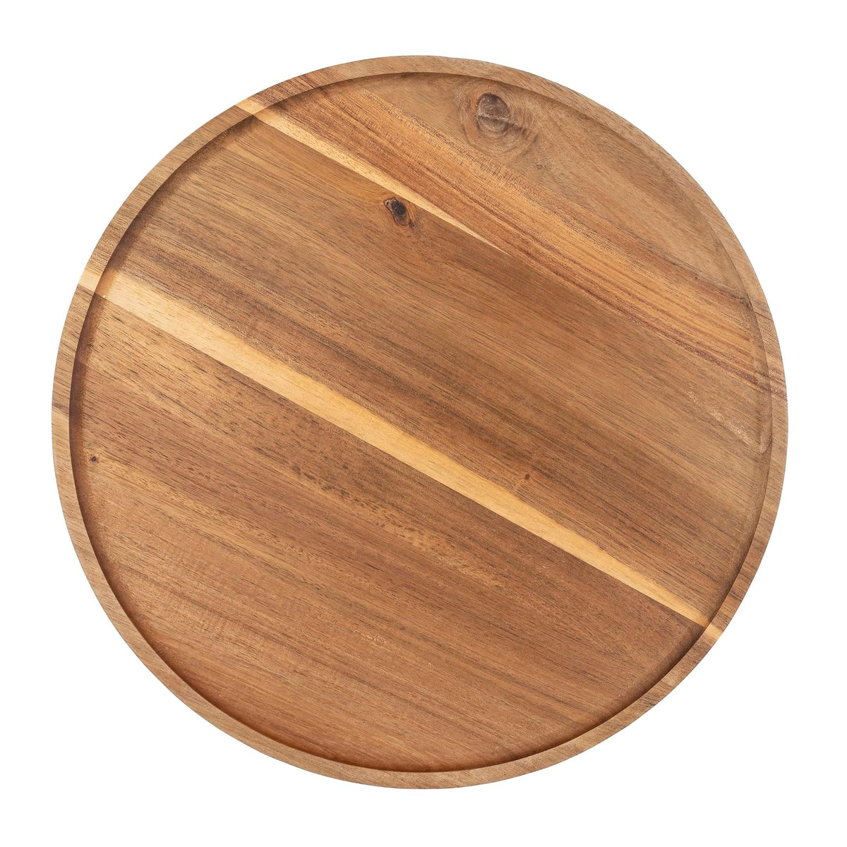 Tablecraft Rotating Tray, 13" Diameter, Brown