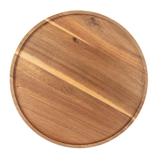 Tablecraft Rotating Tray, 13" Diameter, Brown