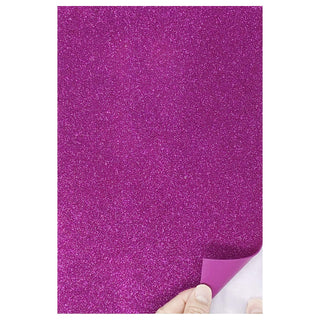 allgala Glitter, 8x12-Adhesive, Fuchsia