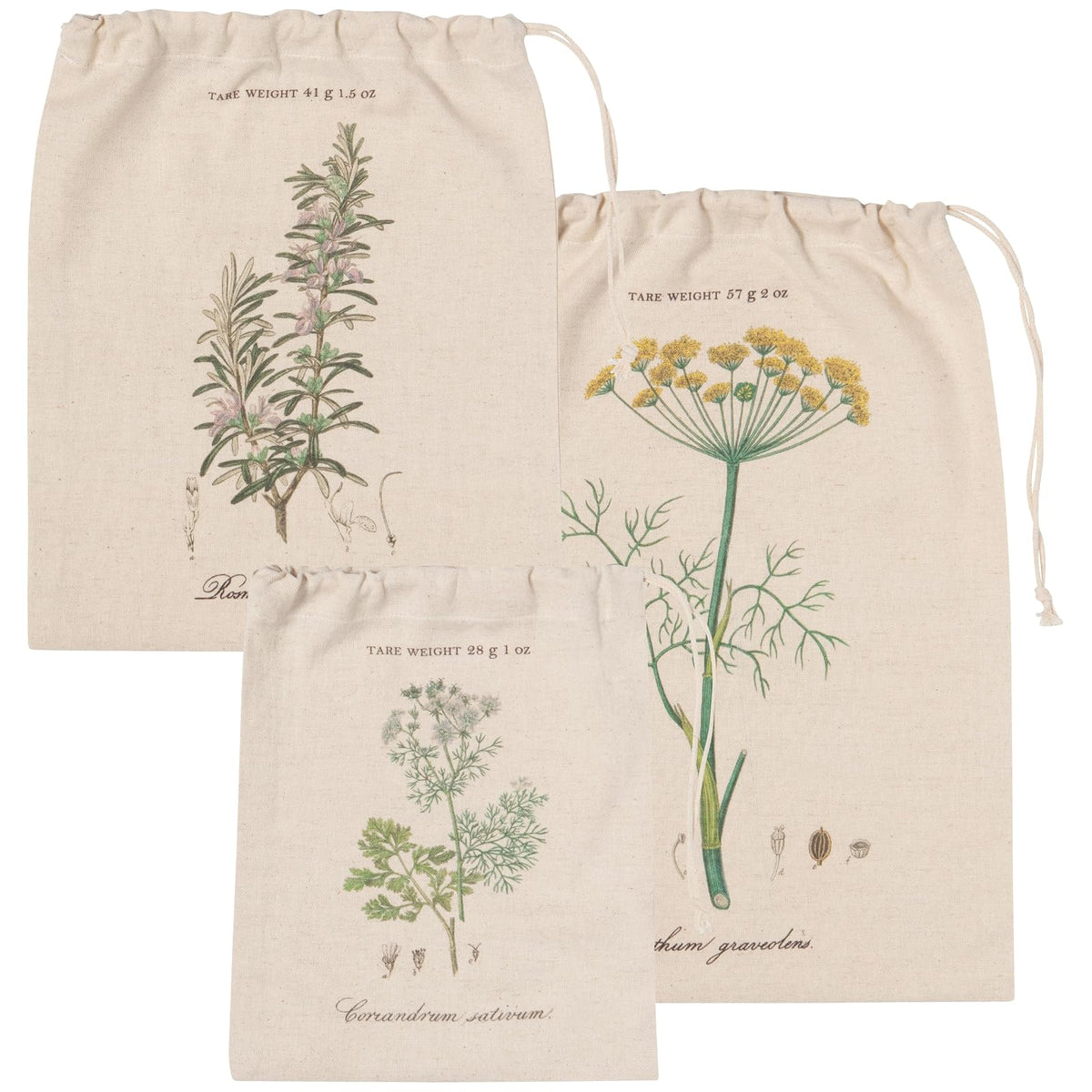 Now Designs Carrier Bag Case, Medium, Garden Herbs