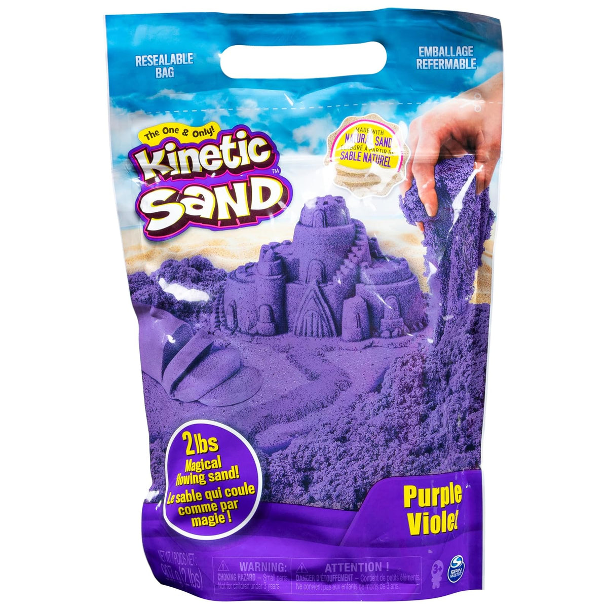 Kinetic Sand Toys And Games, 2lb Purple, 2lb Purple